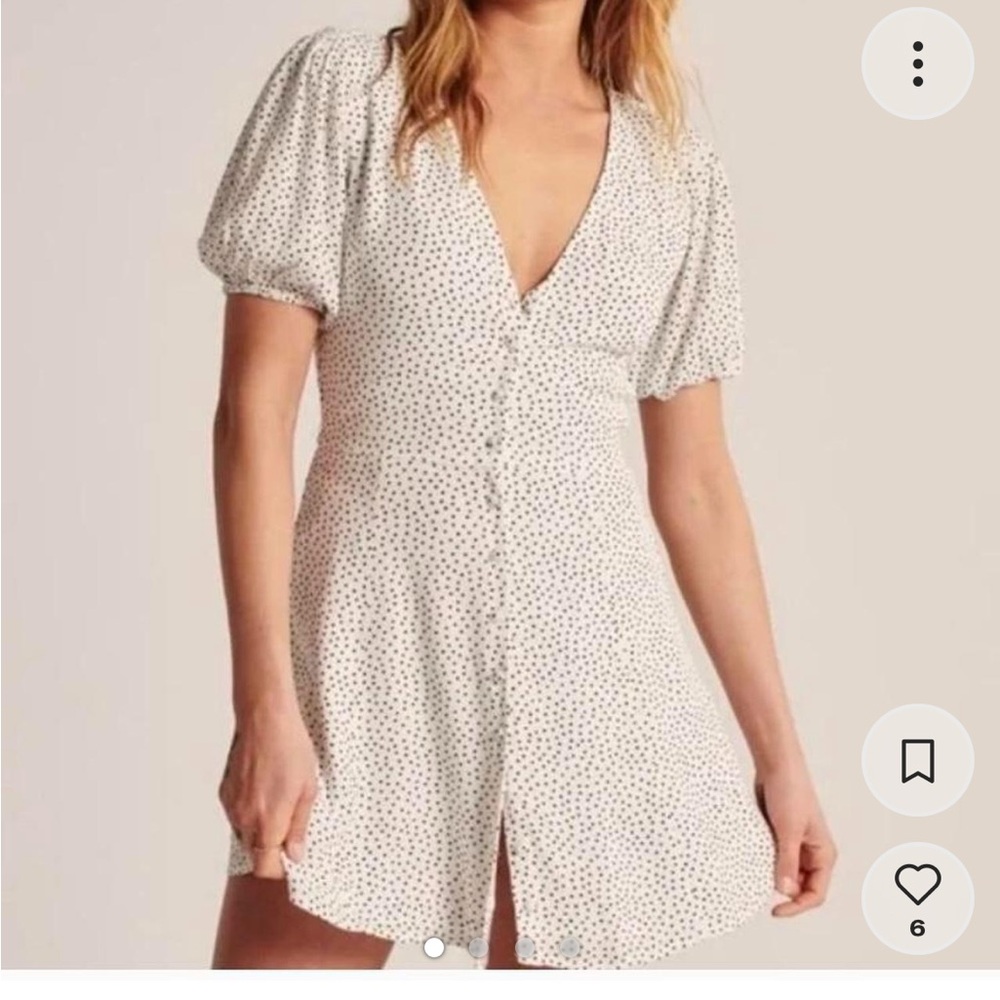 Abercrombie & Fitch NWT Mini Dress With Button Detailing